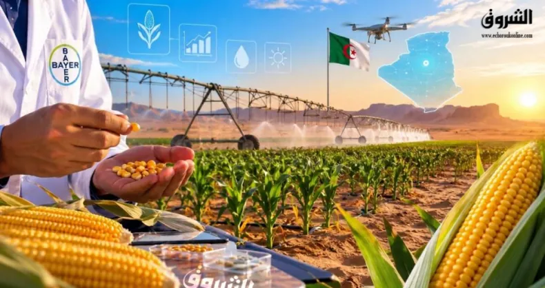 باير تختبر بذور الذرة الهجينة في الصحراء الجزائرية