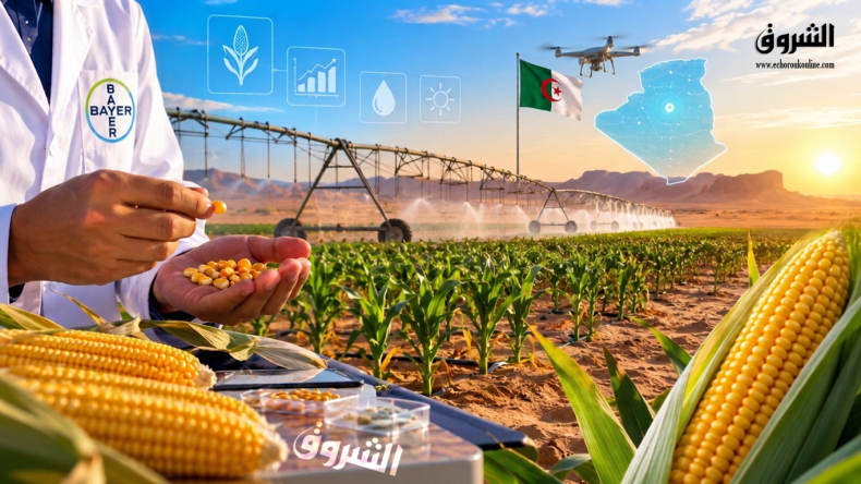 باير تختبر بذور الذرة الهجينة في الصحراء الجزائرية