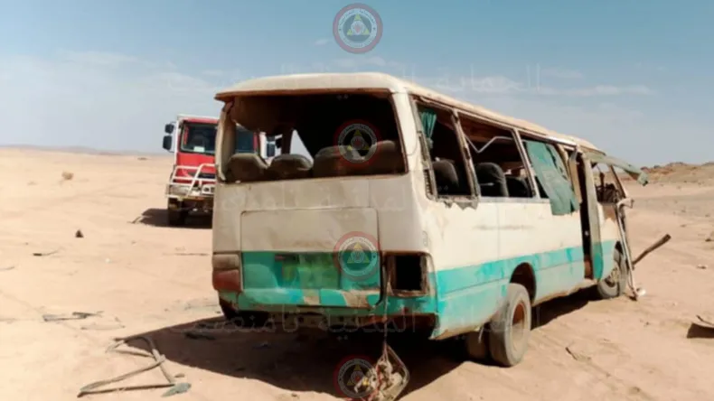 Bus Rollover on National Road No. 55 Injures 22